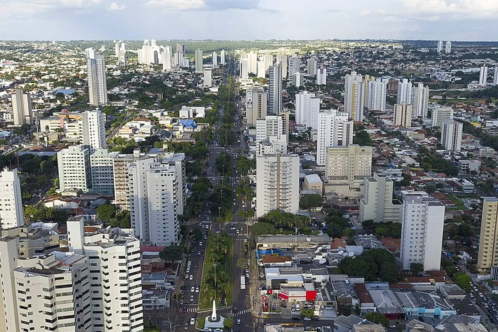 Avenida Afonso Pena em Campo Grande/MS